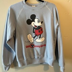 Walt Disney World exclusive blue crewneck- size small